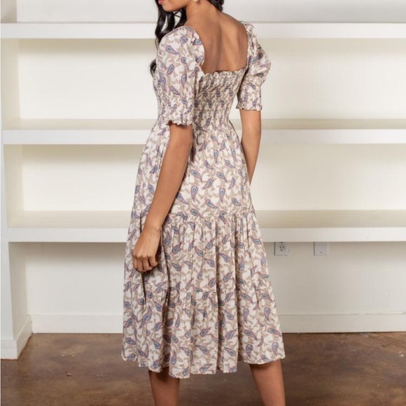 Saks Fifth Avenue Paisley dress - Picture 6 of 12